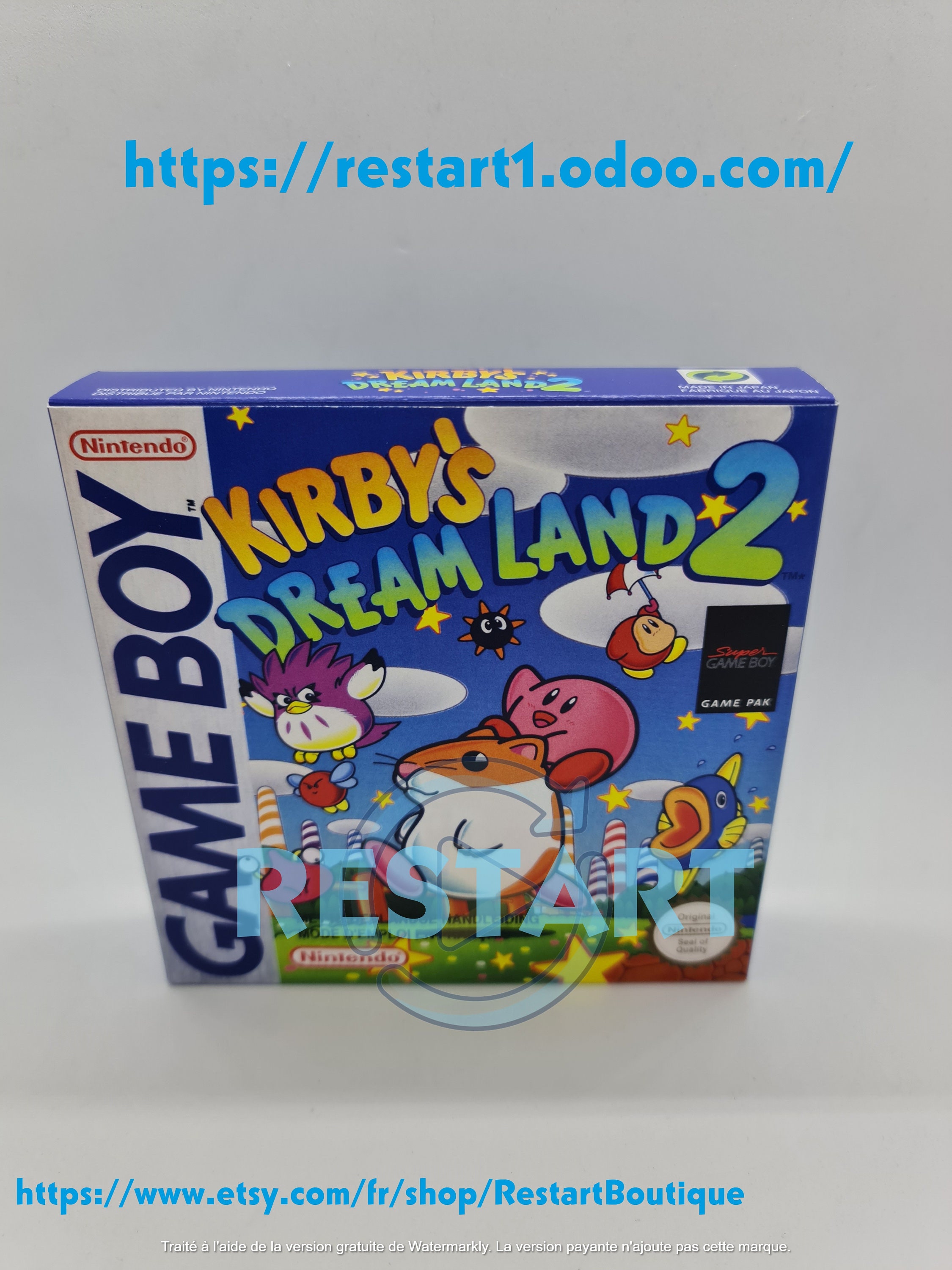 Kirby Super Star boxBox My Games! Reproduction game boxes