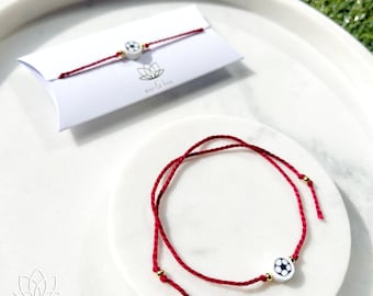 Football / Soccer Ball Rakhri Rakhi Rakhree Friendship Bracelet