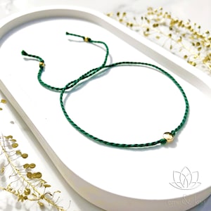 Luxury Emerald  Rakhi for Brother | 18k Gold Plated Handmade Rakhri | 2025 Rakhi Bracelet | Premium Egyptian Cotton | Raksha Bandhan UK Gift