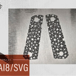 Synapse SVG, Digital DOWNLOAD, Geometric Grip Designs Laser Engraving Svg File, Downloadable file for ezcad and laser engraving