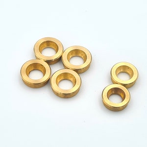 6x New brass rivet caps for 91 mm SAK, for 2.5 mm and 2.2 mm brass pins, customizing spare parts for swiss army tools, modding accessory image 6