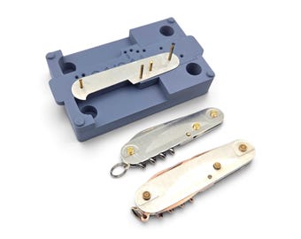 91 mm & 84 mm sak modding jig,Swiss army knife sak mods,SAK fixture for assembly and disassembly of your pocket-knife,sak modding tool