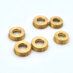 6x New brass rivet caps for 91 mm SAK, for 2.5 mm and 2.2 mm brass pins, customizing spare parts for swiss army tools, modding accessory image 5