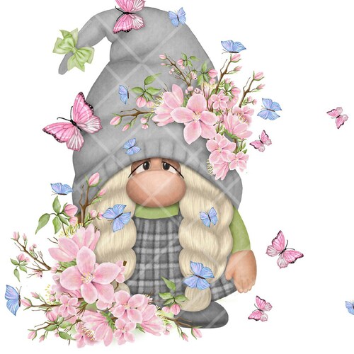 Lavender Gnome PNG Clipart Cute Gonk Waterslide Mug Mothers - Etsy