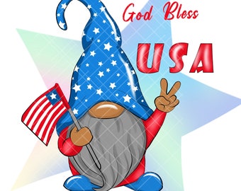 African American Gnomes PNG Clipart Patriotic Gonk Image Sign Independence Day Decal Tumbler Sublimation Digital  Graphic Waterslide Fourth