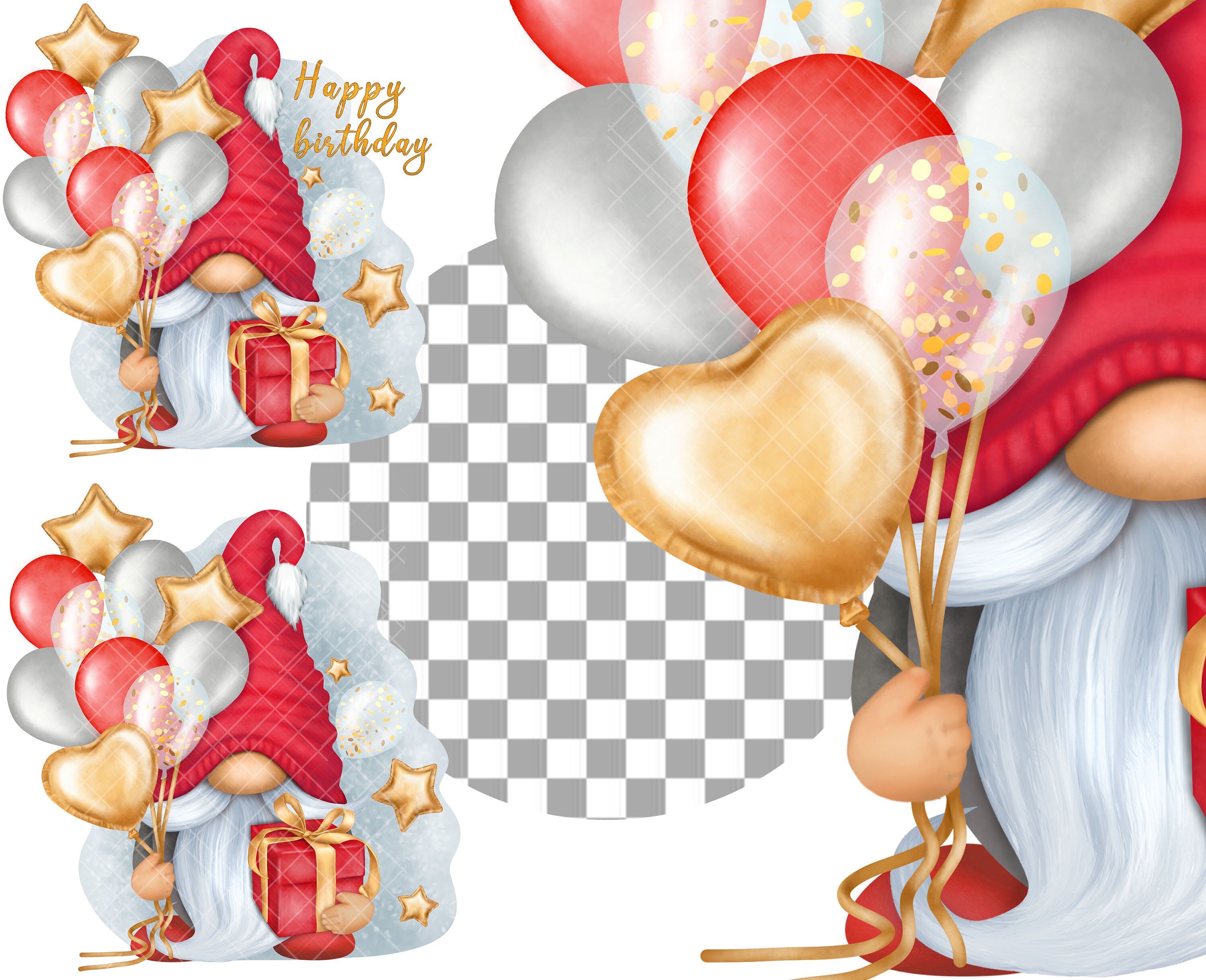 Birthday Gnome PNG Clipart Cute Gonk Image Happy Mothers Day Valentines ...