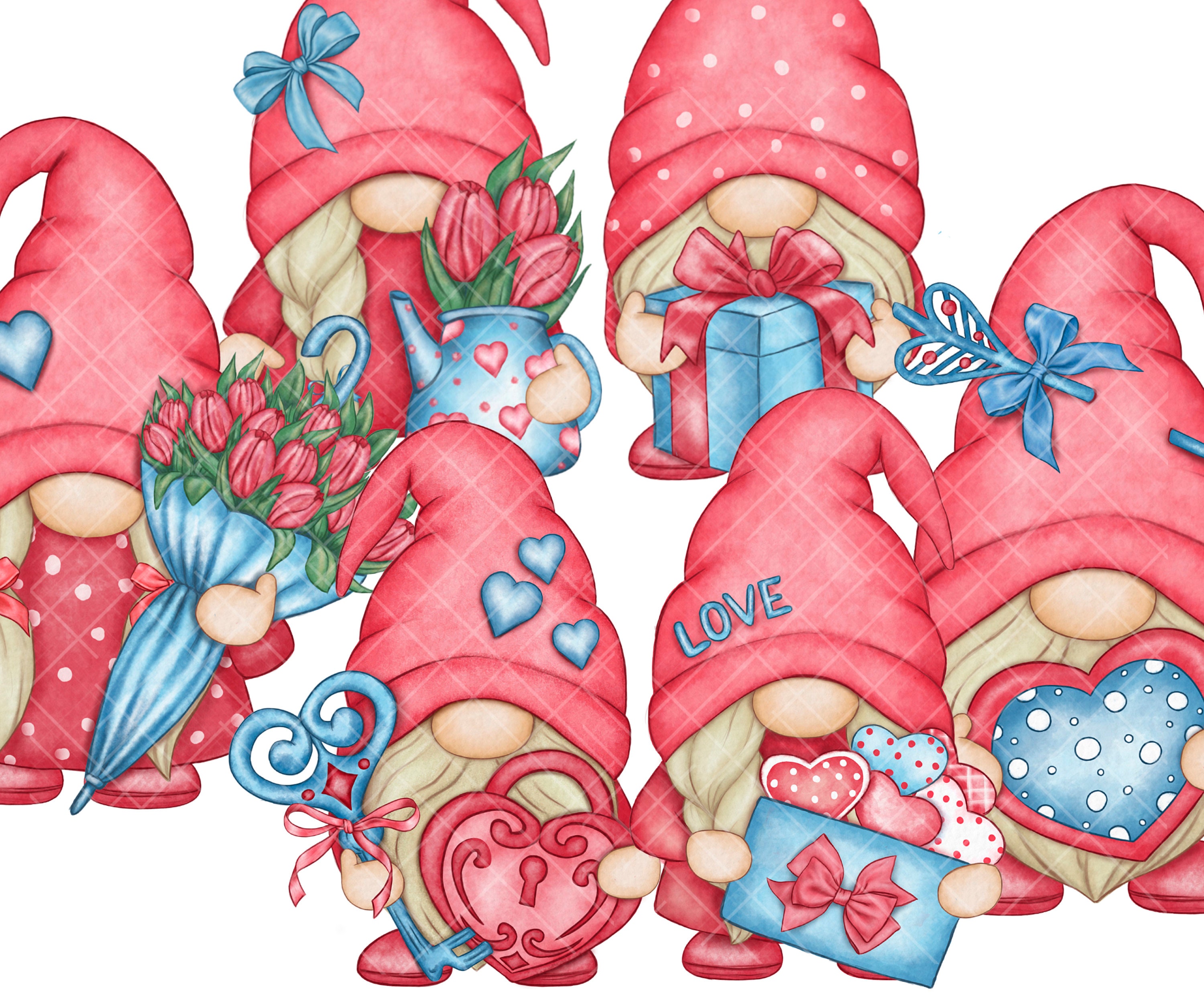 Valentines Gonk Valentine Gnome PNG Romantic Clipart Love Cute ...