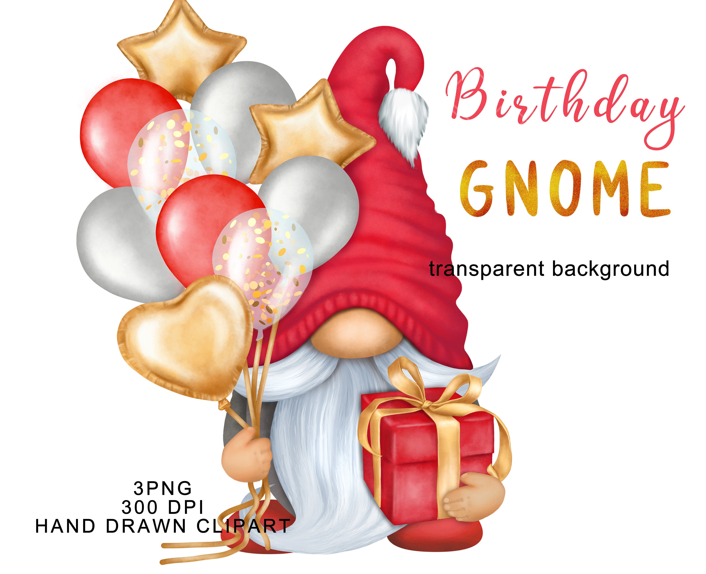 Birthday Gnome PNG Clipart Cute Gonk Image Happy Mothers Day Valentines ...