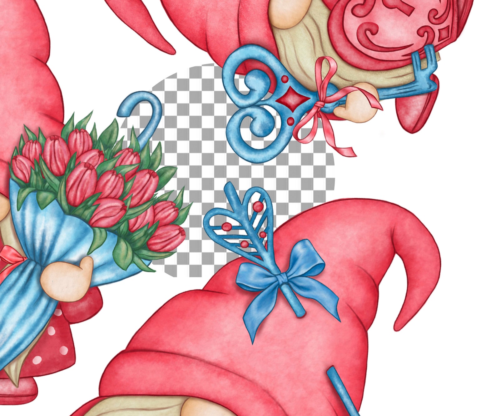 Valentines Gonk Valentine Gnome PNG Romantic Clipart Love Cute ...