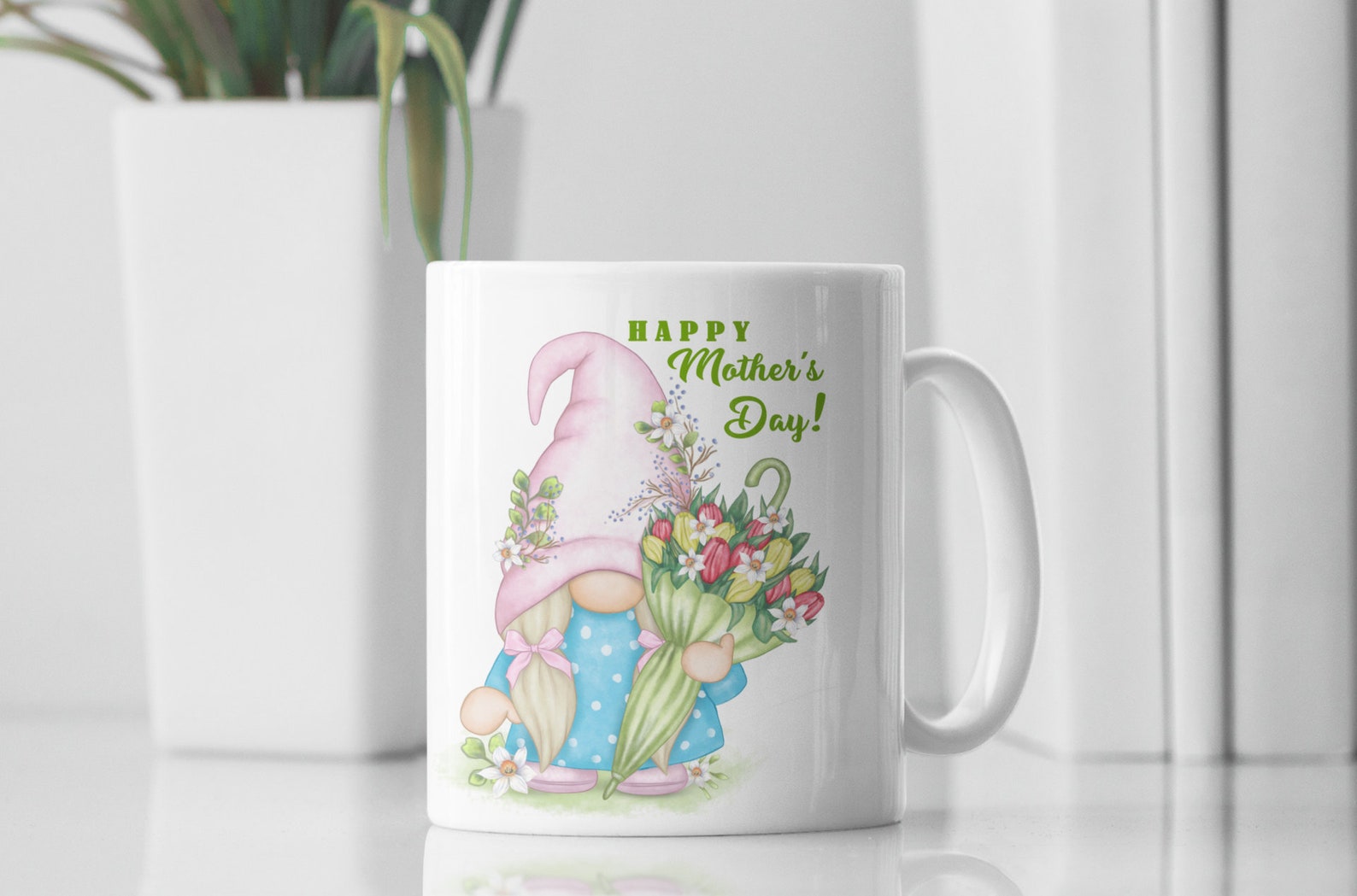 Happy Mothers Day Gnome PNG Clipart Cute Gonk Birthday Easter Hello ...