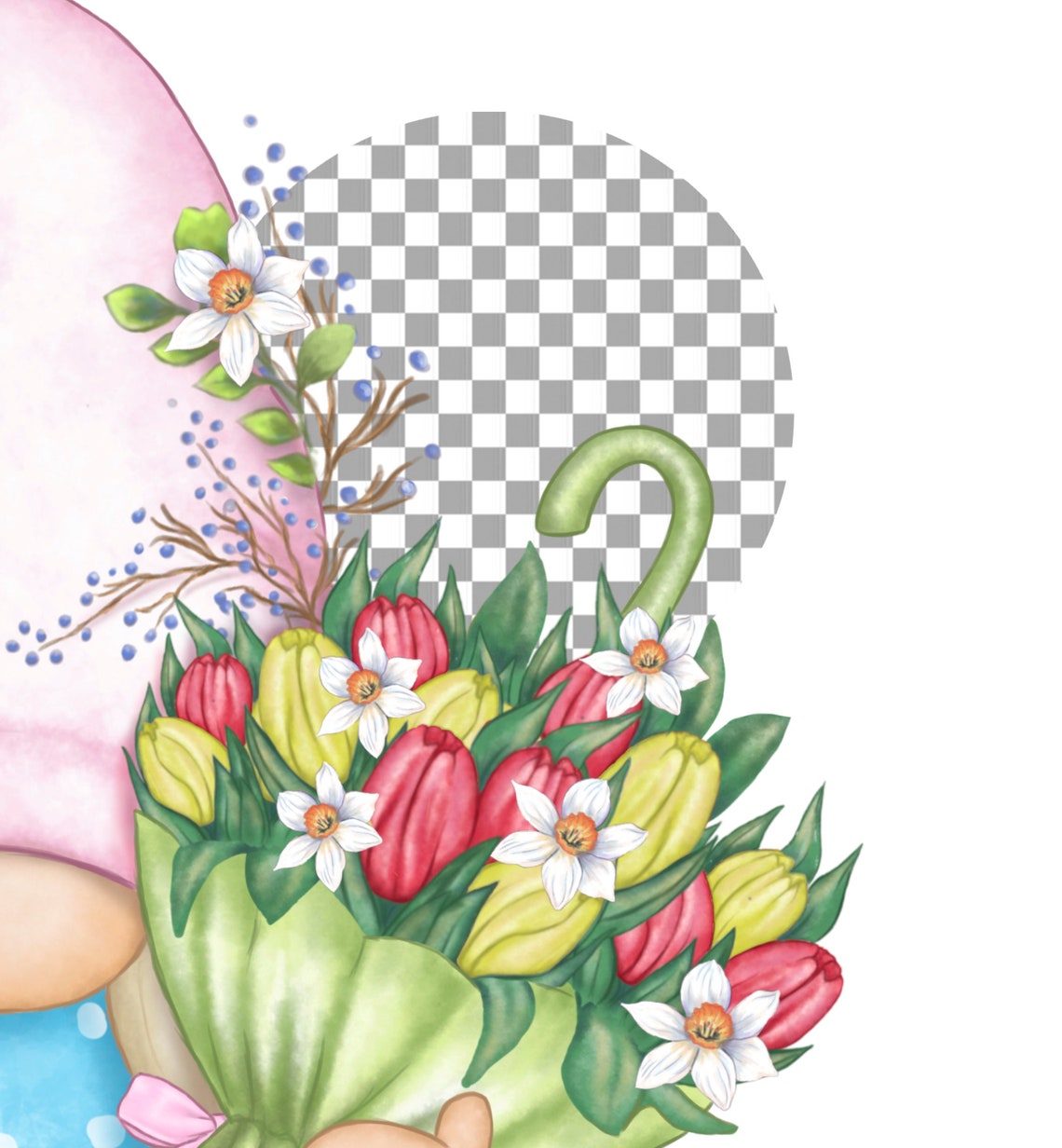 Happy Mothers Day Gnome PNG Clipart Cute Gonk Birthday Easter - Etsy