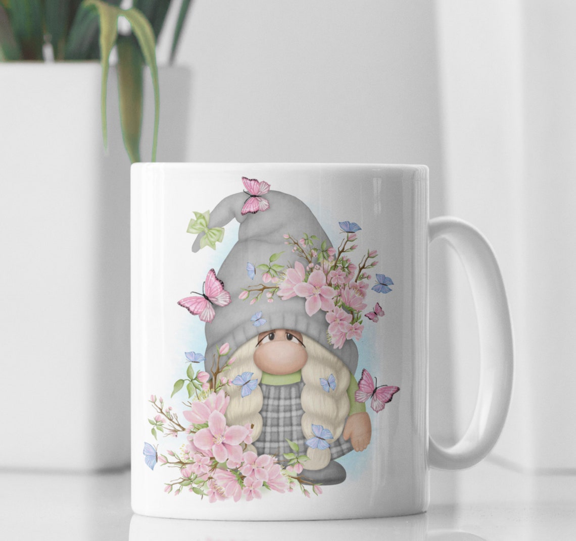 Gnome Spring PNG Clipart Cute Gonk Image Decal Eastertumbler - Etsy