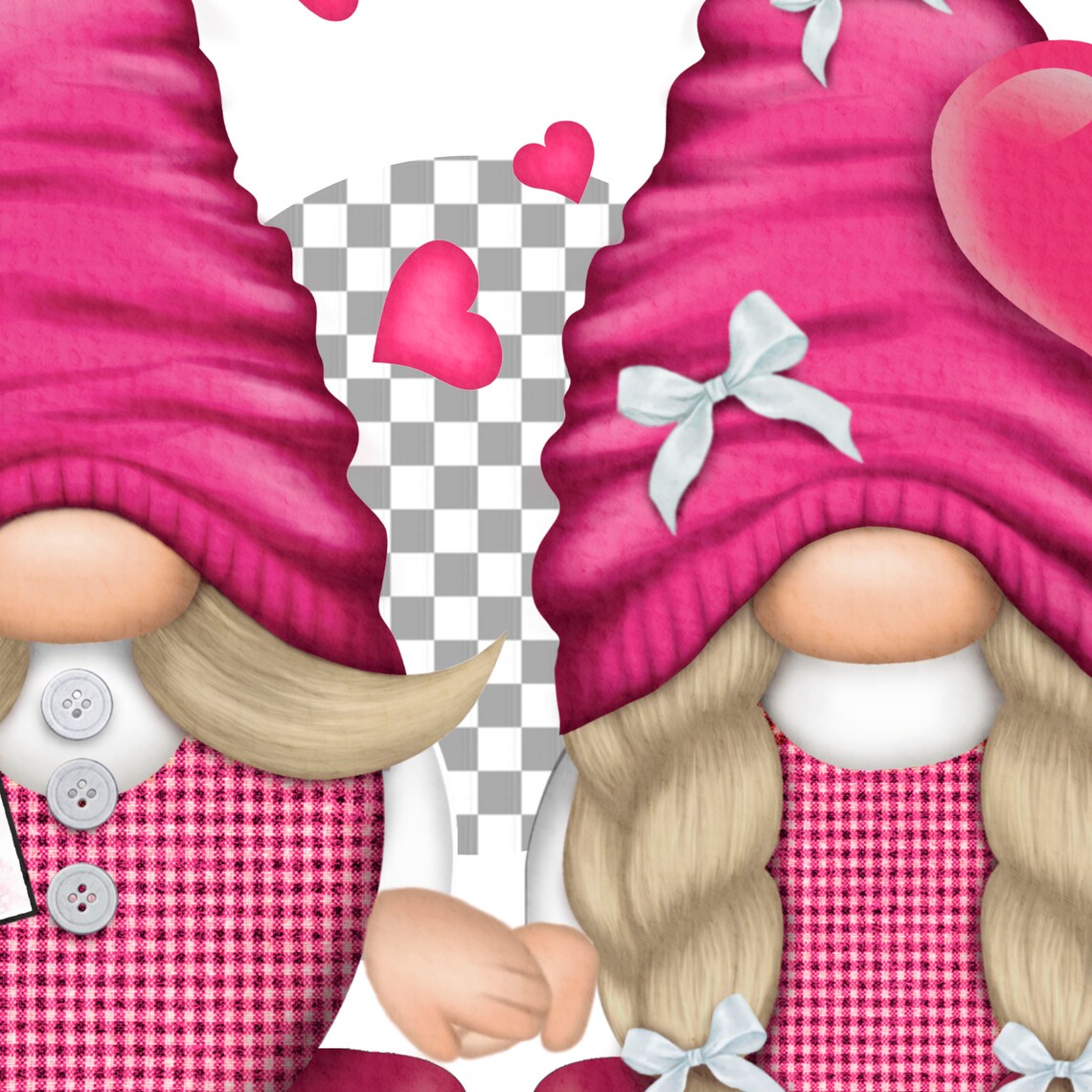 Valentine Gonk Valentines Day Watercolor Gnome PNG Clipart Love Cute ...
