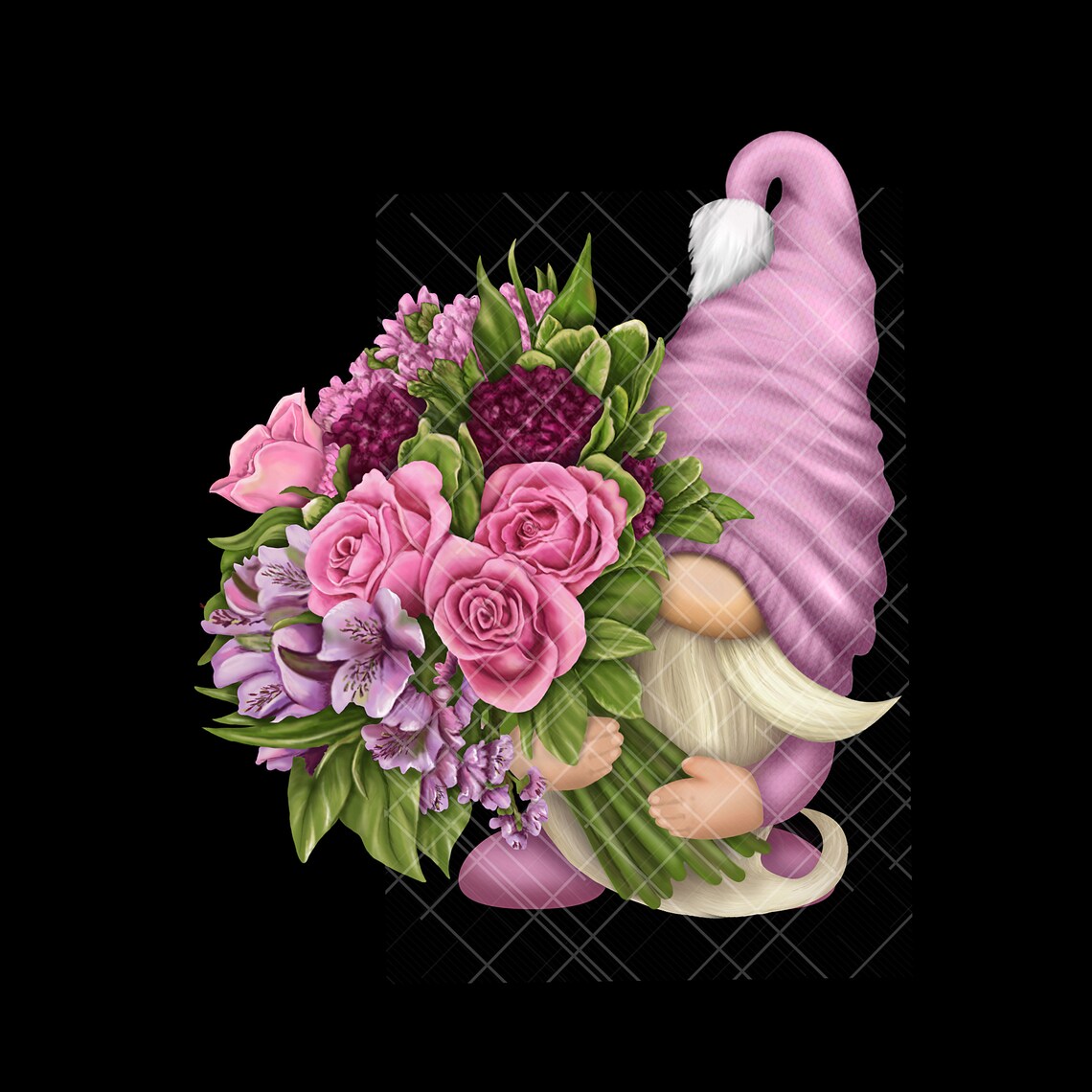 Gnome PNG Clipart Cute Gonk Happy Birthday Mothers Day Hello - Etsy