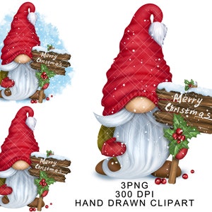 Christmas Gnome PNG Clipart Gonk Digital Hello Winter Snow Waterslide ...