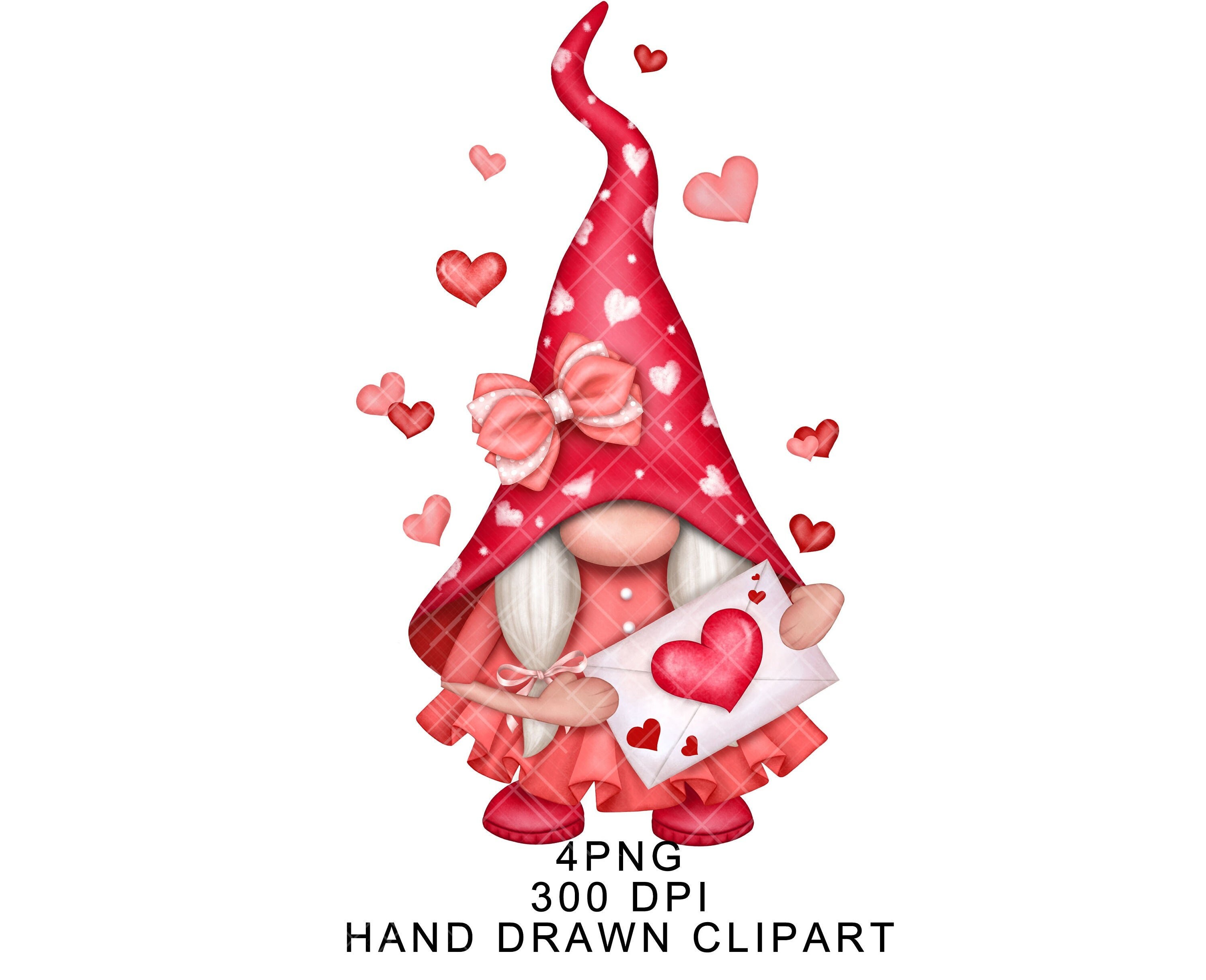Valentine Gnome PNG Clipart Gonk Black Love Sublimation Afro Girl Woman ...