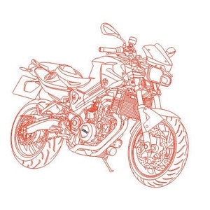 Motorrad-Vektorgrafik, Vektor-Linienzeichnung, AI, Cdr, Dxf, eps, pdf-Vektorgrafiken, Motorrad-Digital, Off-Road-Motorrad, Dirt Bike