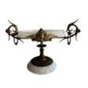 French Empire Style Marble & D &#39;Ore Bronze Tazza C. 1900