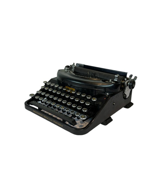 1934 Remington Underwood Noiseless Portable Typewriter, Vintage