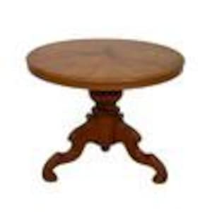 Antique Victorian Pedestal Parlor Side Table