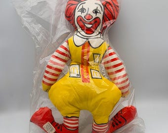 1978 Ronald Mcdonald Whistle Doll 21 Inches Tall - Etsy