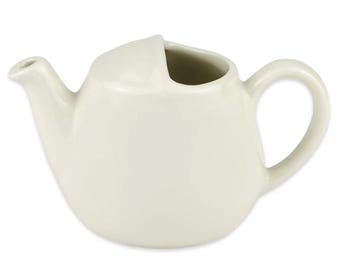 Tetera Hall China London de 473 ml (16 onzas), color blanco clásico, para restaurantes, NUEVA