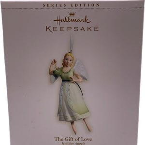 Hallmark Keepsake 2006 The Gift of Love Angel Christmas Ornament in Box