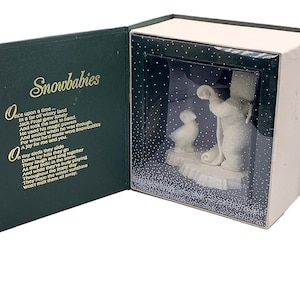 Dept. 56 Snowbabies Czy jesteś na mojej liście? Figurka Winter Tales (6875-6) w pudełku