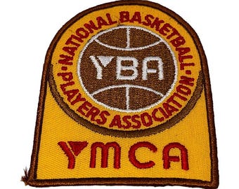YMCA YBA National Basketball Players Association Vintage Embroidered Patch