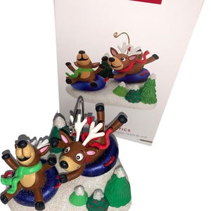Hallmark Keepsake REINDEER ANTICS Christmas Tree Ornament 2023 Collectible NIB