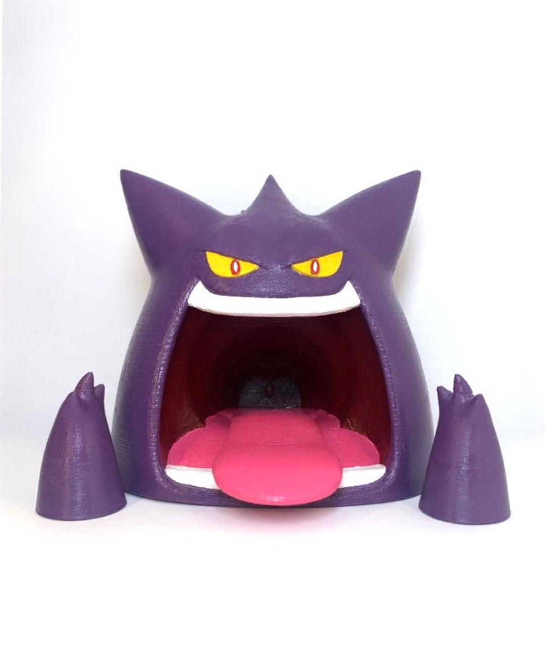 Gigantamax Shiny Gengar: Pokemon Embroidery Plushie Keychain 