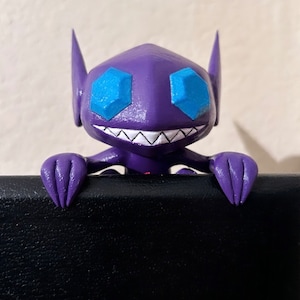 3D Printed Gremlin Figurine Computer Monitor Figure Screen Monitor Decoration Desk Buddy Computer Set up Gamer Gift for Him