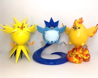 Bird Zapdos Articuno Moltres Figures, Pokemon Figure Moltres