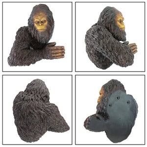bigfoot the bashful yeti tree statue