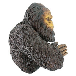 bigfoot the bashful yeti tree statue