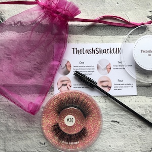 Mink Strip Eye Lashes 3D Natural Glamorous Gift Party Everyday Cruelty Free Handmade