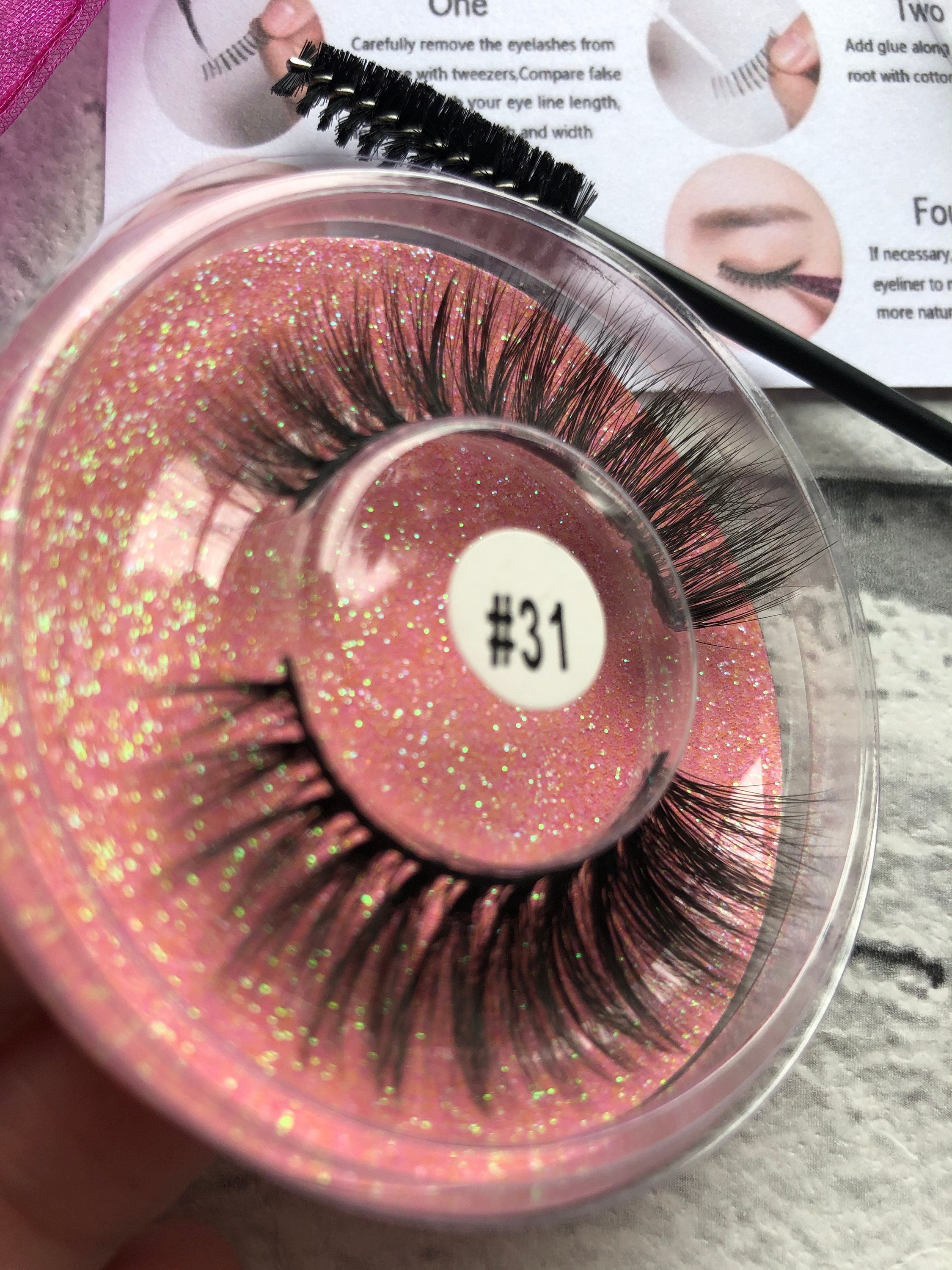 Luxie Lashes 3D Faux-Nerz Wimpern – Vegan, Wiederverwendbar, Multipack (Electra)