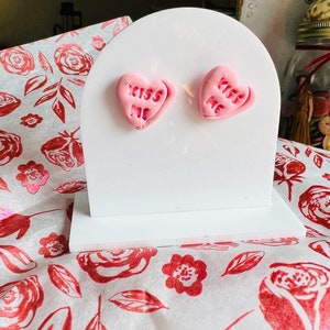 Stud earring holder/stud earring display/stud earring hanger/clay earring holder/clay earring display stand/clay earring tool/photo prop