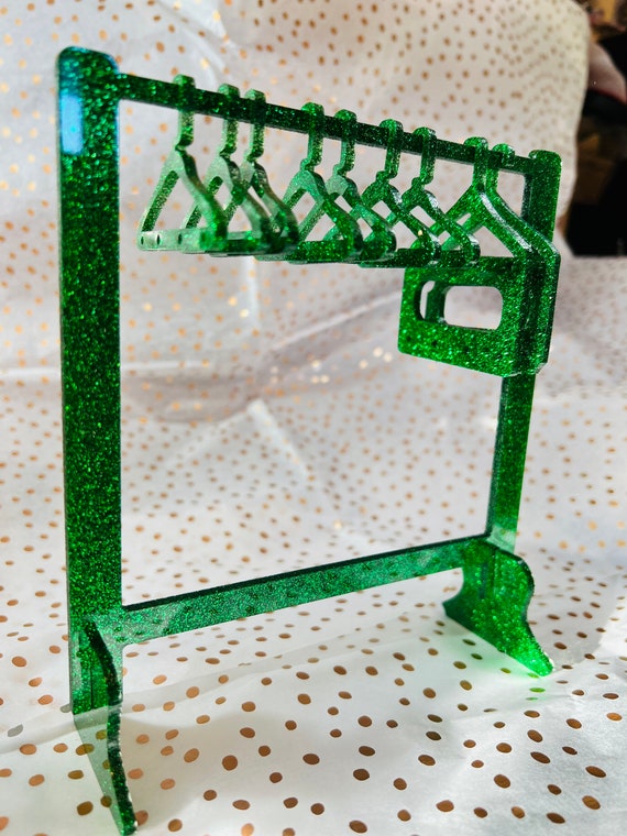 Green Glitter Earring Hanger/mini Earring Hangers/earring Display Rack/clay Earring  Hangers/earring Display Stand/glitter Earring Rack -  Hong Kong