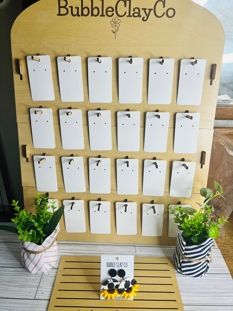 Extra Large Craft Fair Earring Display Stand/retail Earring Etsy