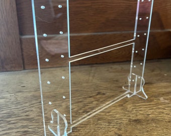 Stand only no hangers/double rack only /replacement mini earring stand/mini earring display stand/jewelry storage/earring storage