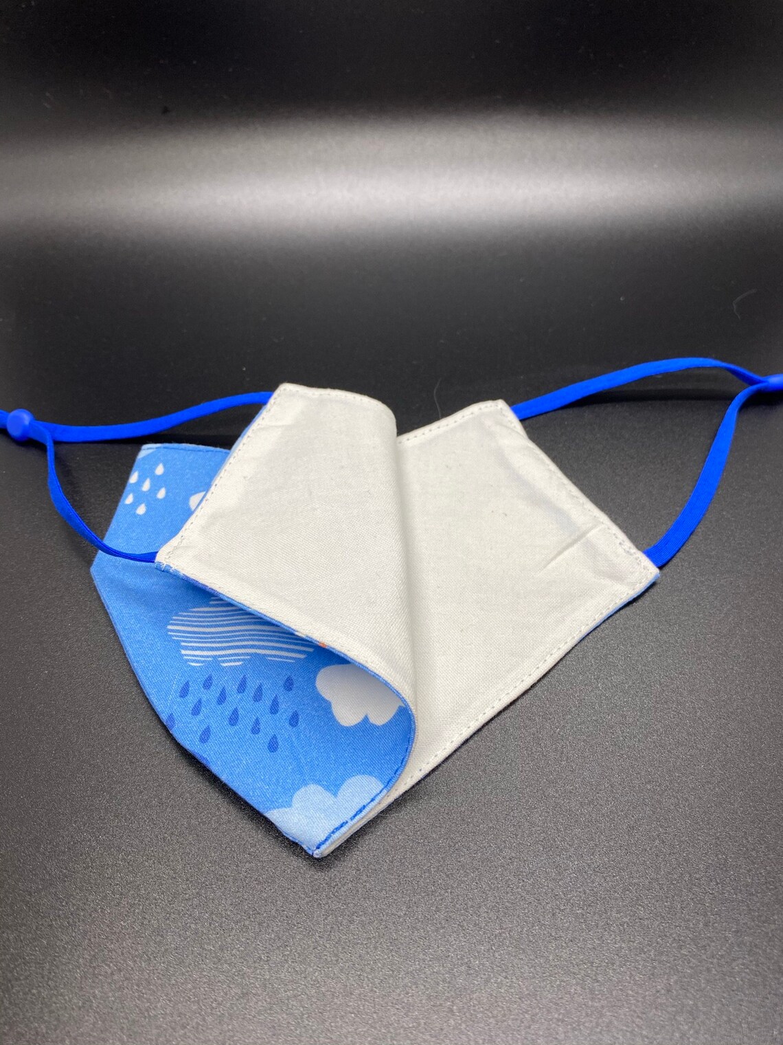 Nuages de pluie Masque facial réutilisable et lavable pour Etsy