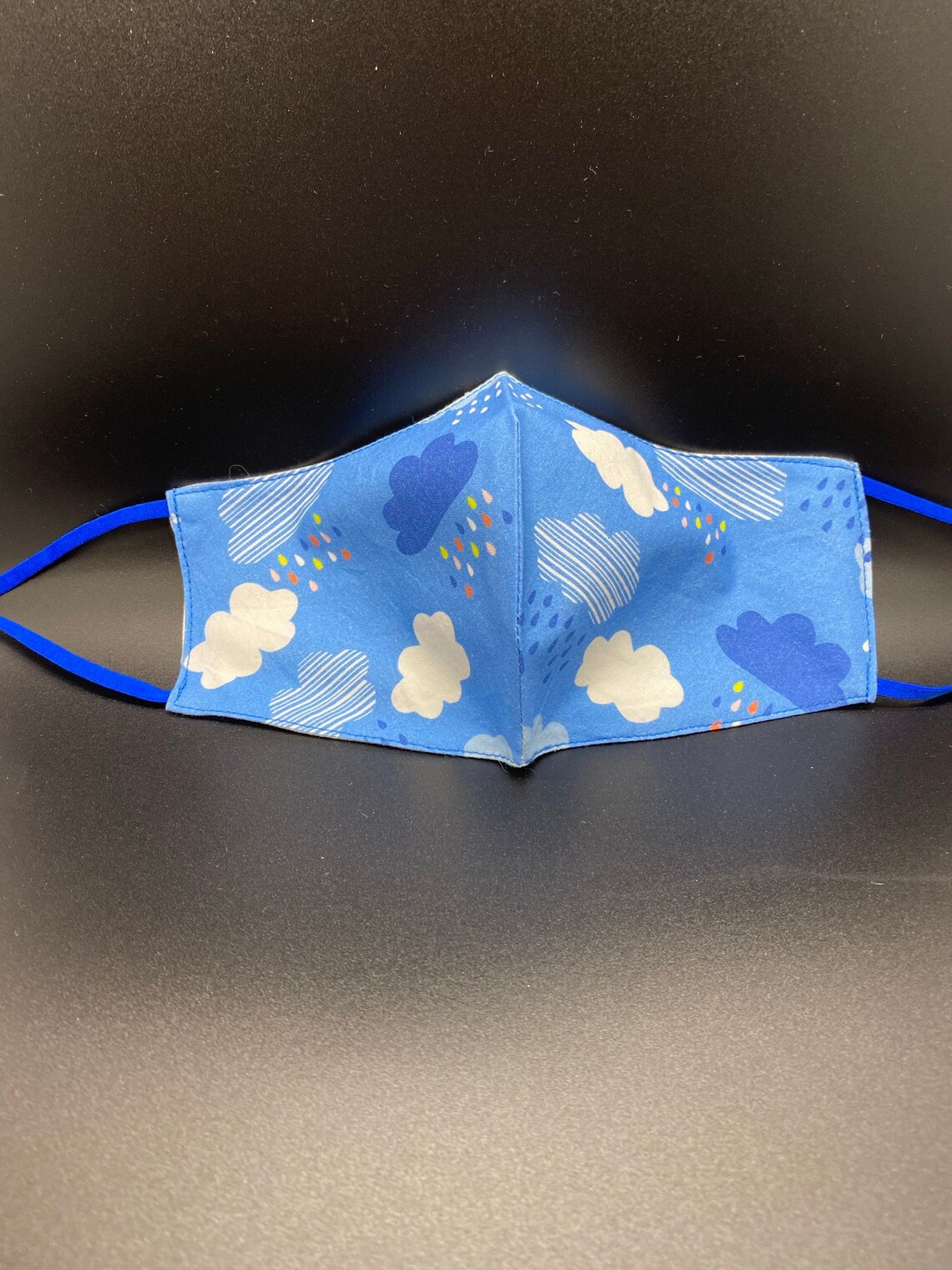 Nuages de pluie Masque facial réutilisable et lavable pour Etsy