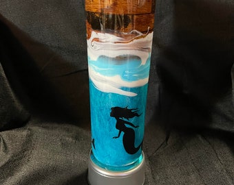Hand made Shipwreck 30 ounce stainless steel tumbler