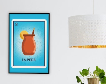 Art latino, illustration Latinx, art en espagnol, impression d'illustration, art mural, impression d'art, décoration d'intérieur, art mural La Peda, cadeau Latina