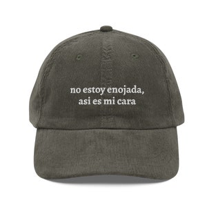 No Estoy Enojada Asi Es Mi Cara, Latina Hat, Latina AF, Funny Spanish Saying, Latina Owned Shop, Latina Gift