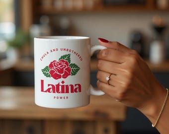 Latina Mug, Cafecito, Latina Coffee Mug, Latina Empowerment, Latina Owned Business, Latina Gift