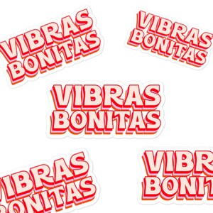 Latina STICKER, Latinx Stickers, Vinyl Sticker for Water Bottles, Laptops & Planners, Latina Gift, Vibras Bonitas