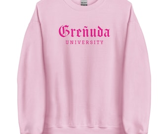 Greñuda University, Latina Sweatshirt, Greñuda, Latinx, Spanish Saying, Latina Owned, Latina AF, Latina Art, Latina Gift
