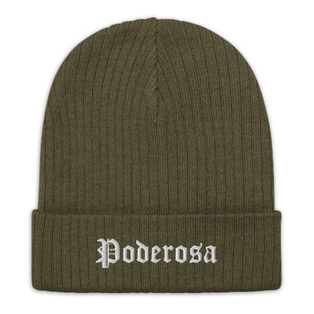 Poderosa Latina Knit Beanie Latinx Spanish Saying Etsy